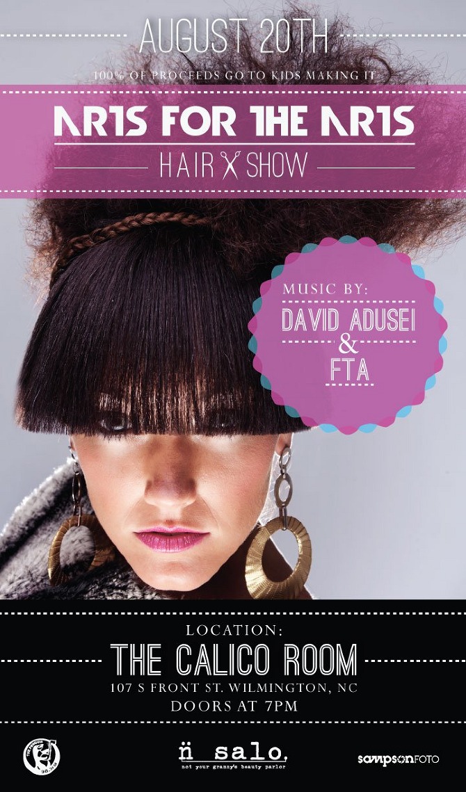 Arts for the Arts Hair Show Matthew Stewart Design